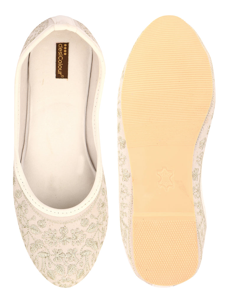 Women's Grey Boutique  Indian Ethnic Comfort Footwear