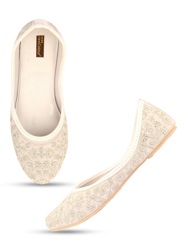 Women's Grey Boutique  Indian Ethnic Comfort Footwear