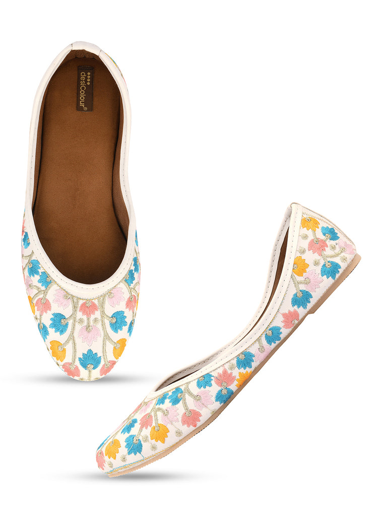 Women's Multi Colour Boutique  Indian Ethnic Comfort Footwear
