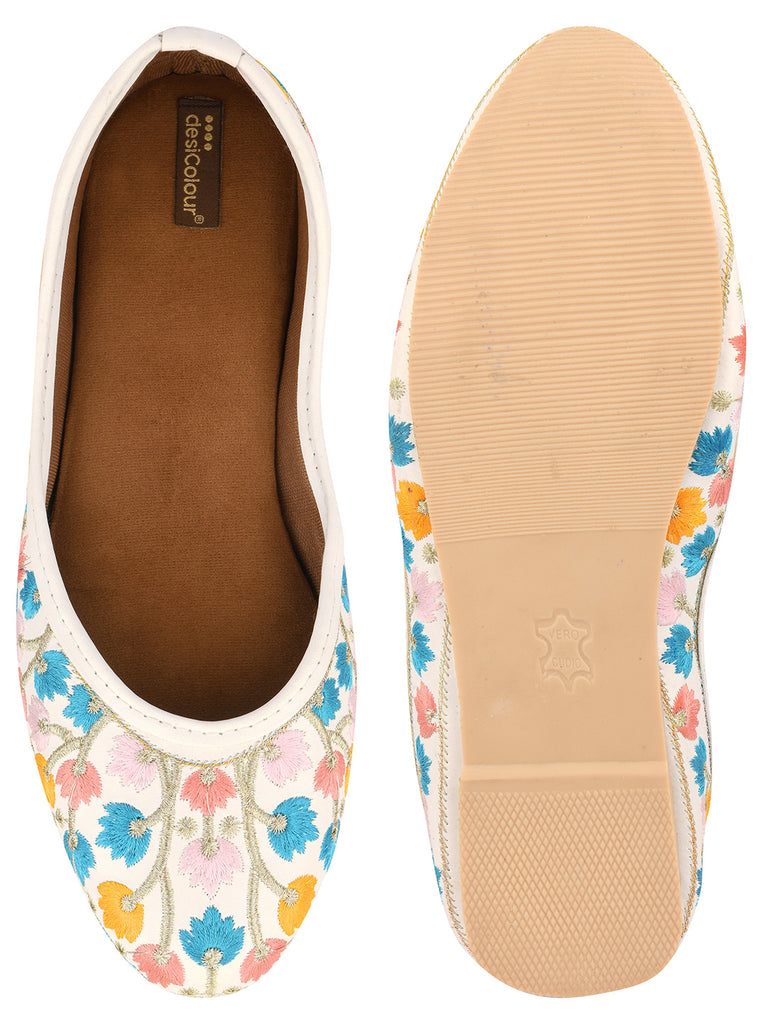 Women's Multi Colour Boutique  Indian Ethnic Comfort Footwear