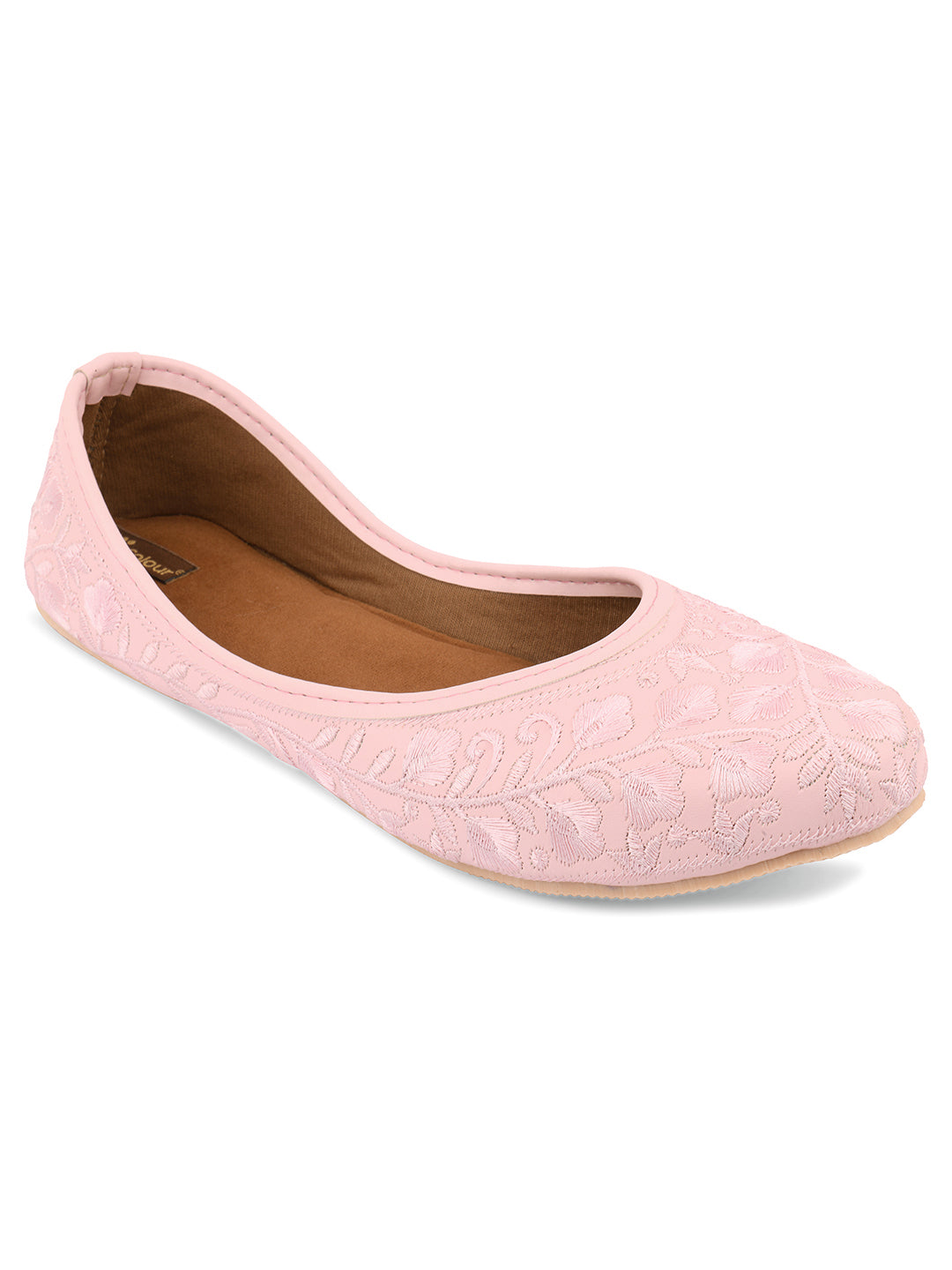 Women's Pink Boutique LR  Indian Ethnic Comfort Footwear - Desi Colour