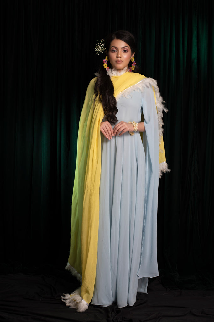 Women's Pretty Pastel Anarkali