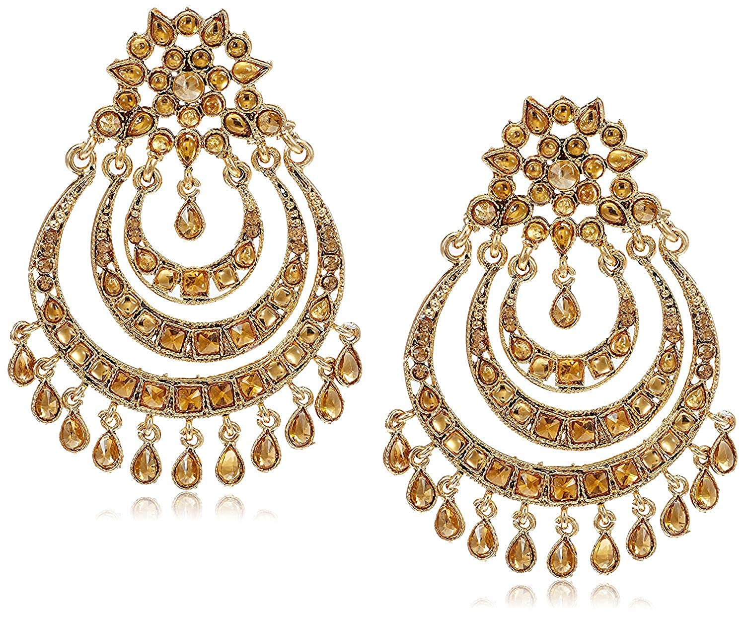 Women's  Gold Plated Zinc Alloy Earrings  - i jewels