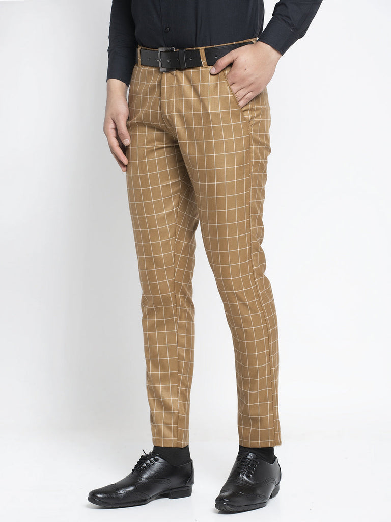 Men's Brown Formal Trousers ( FGP 260Brown )
