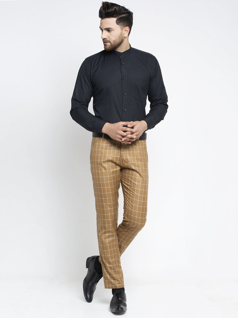 Men's Brown Formal Trousers ( FGP 260Brown )