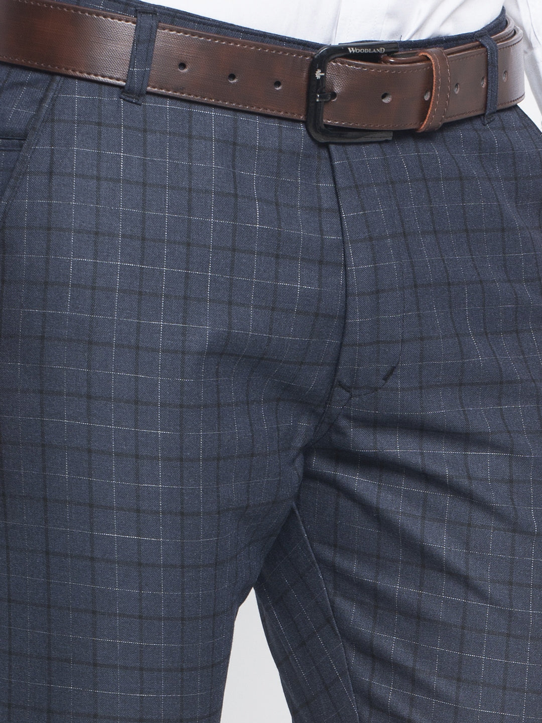 Men's Black Formal Trousers ( FGP 263Charcoal ) - Jainish