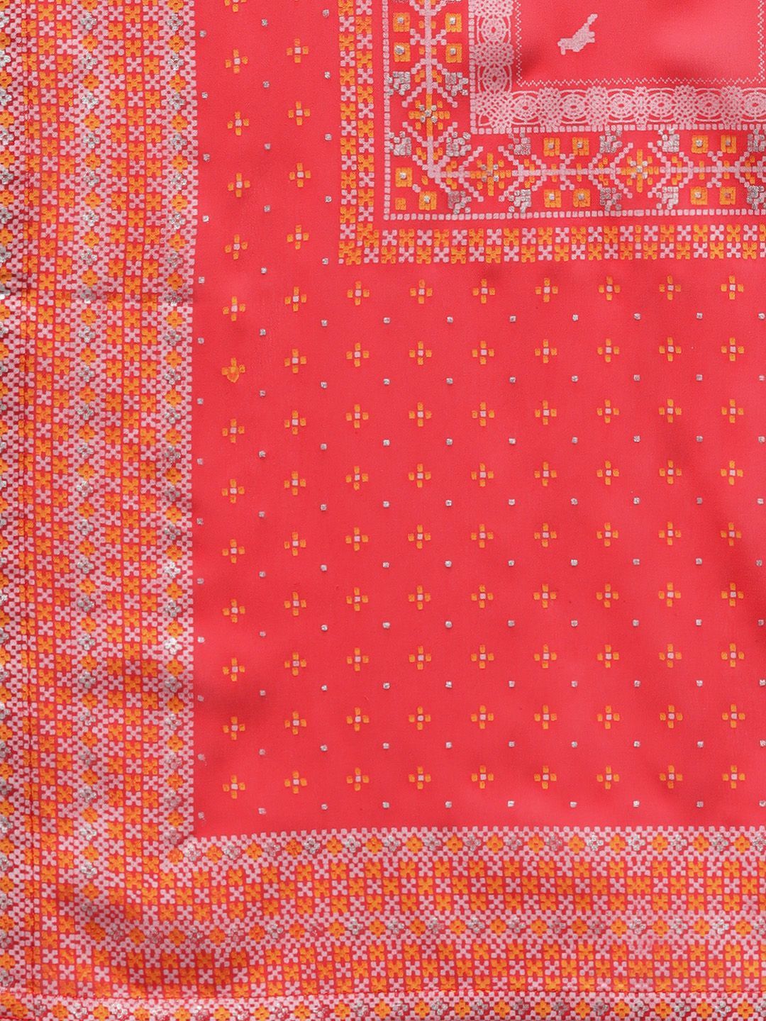 Women's Cambric Printed A-Line Kurta Palazzo Dupatta Set - Juniper