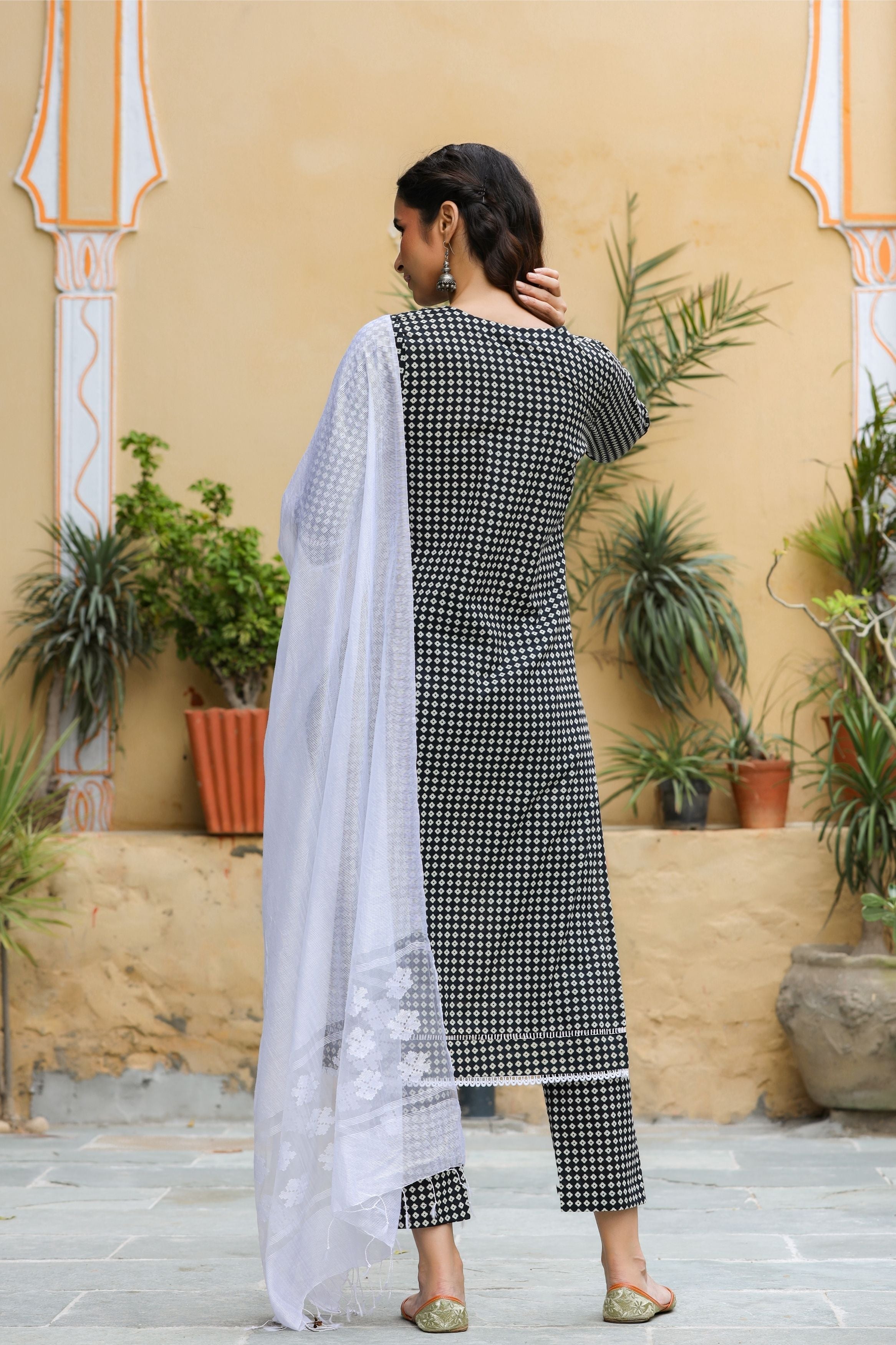 Women's Kaajal Cotton Suit Set-Gillori