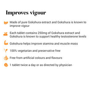 Gokshura (60 Tablets) - Himalaya