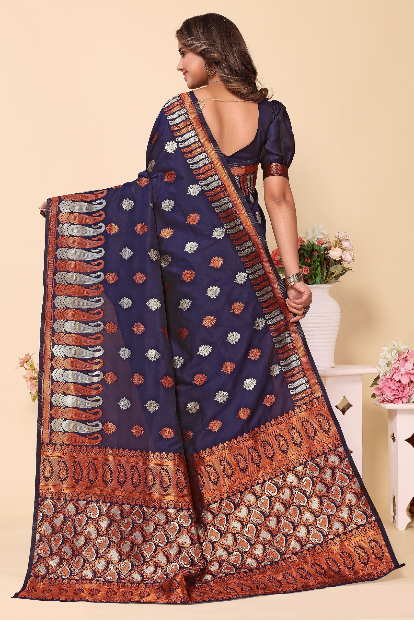 Women's Banarasi Silk Designer Saree Collection - Dwija Fashion