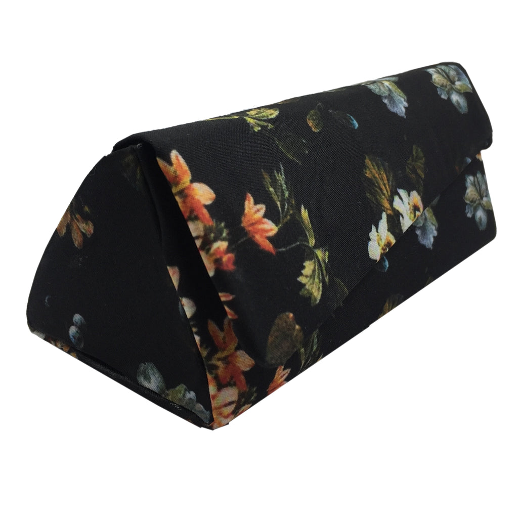 Women's Cotton Fabric Sunglasses And Spectacles Hard Case Cover For Protect
