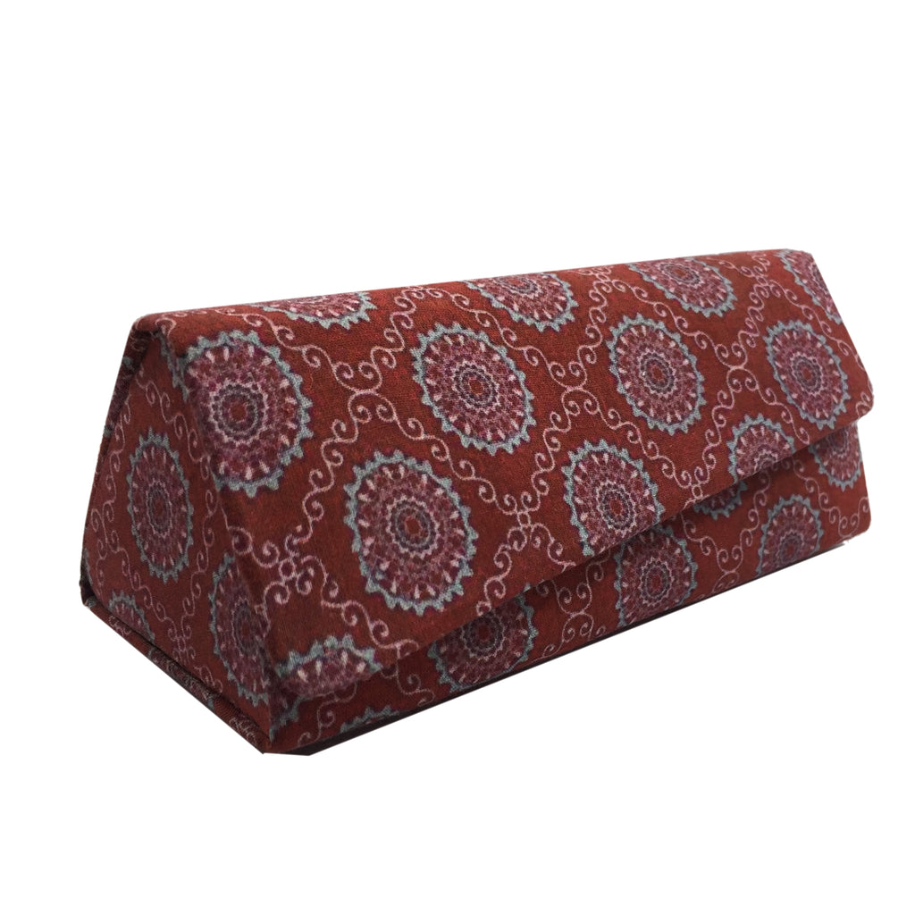 Women's Cotton Fabric Sunglasses And Spectacles Hard Case Cover For Protect