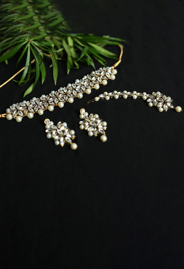 Trendia Latest Design Necklace Set Mangal