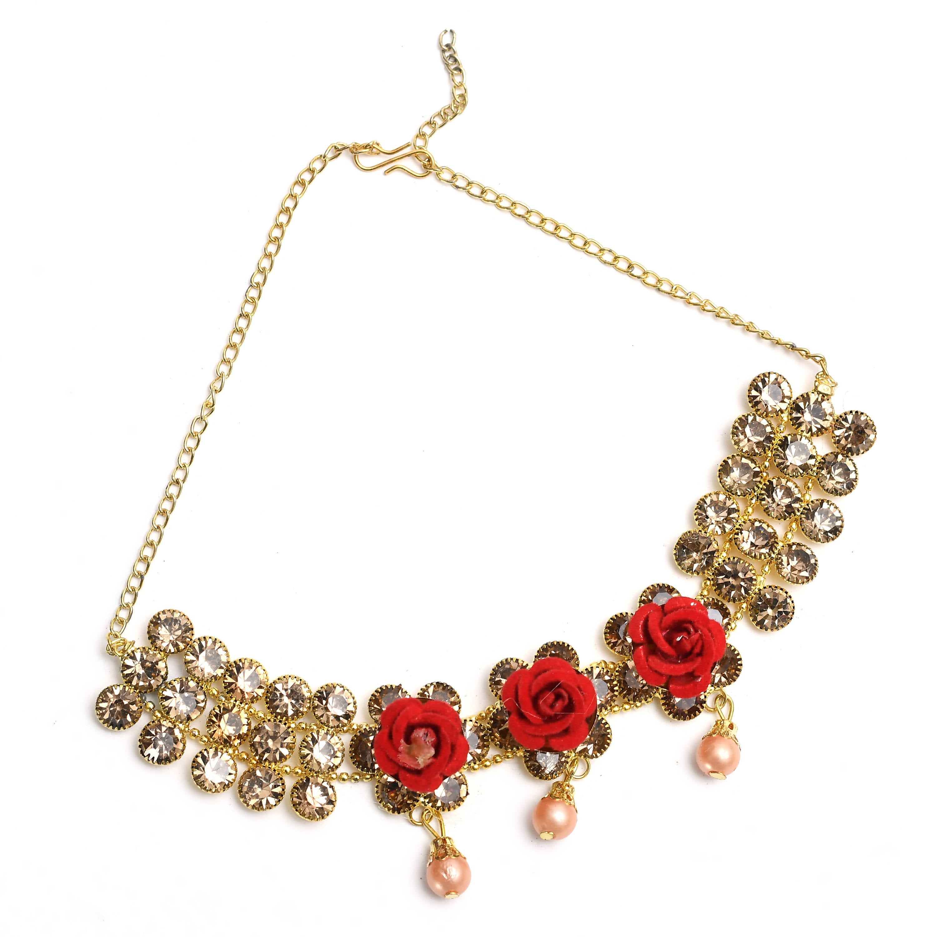 Johar Kamal Designer Necklace with Earrings Jkms_151