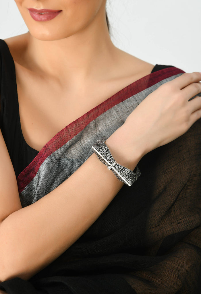 Johar Kamal Traditional Silver color Bracelet