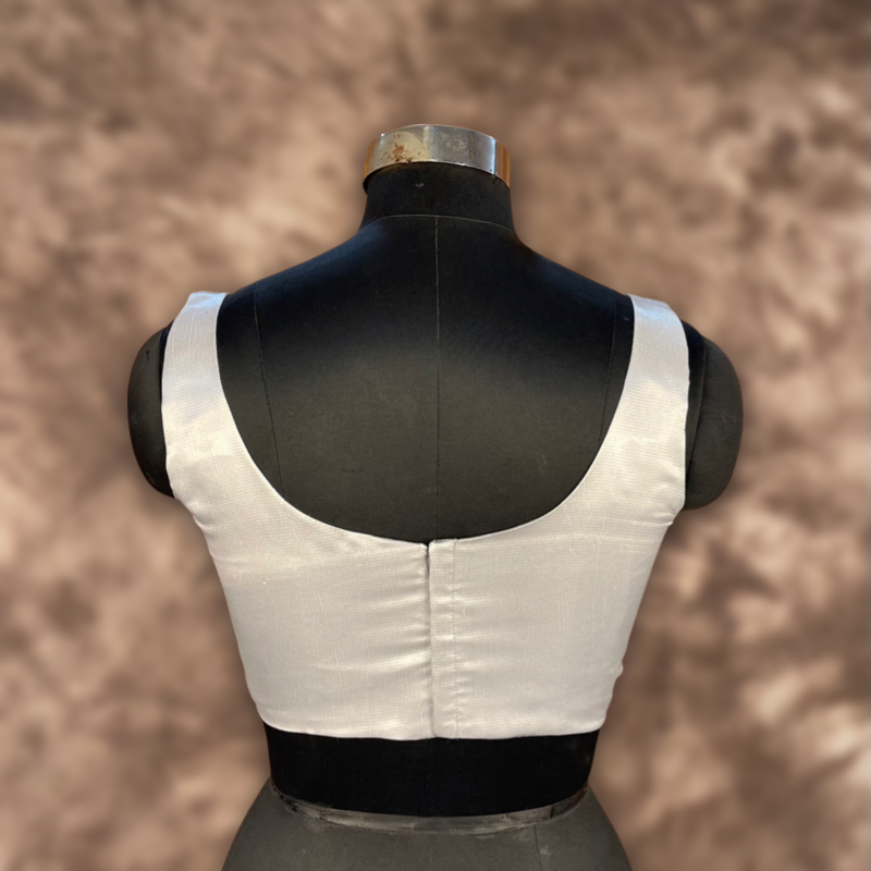 Women's Silver Brocket Blouse