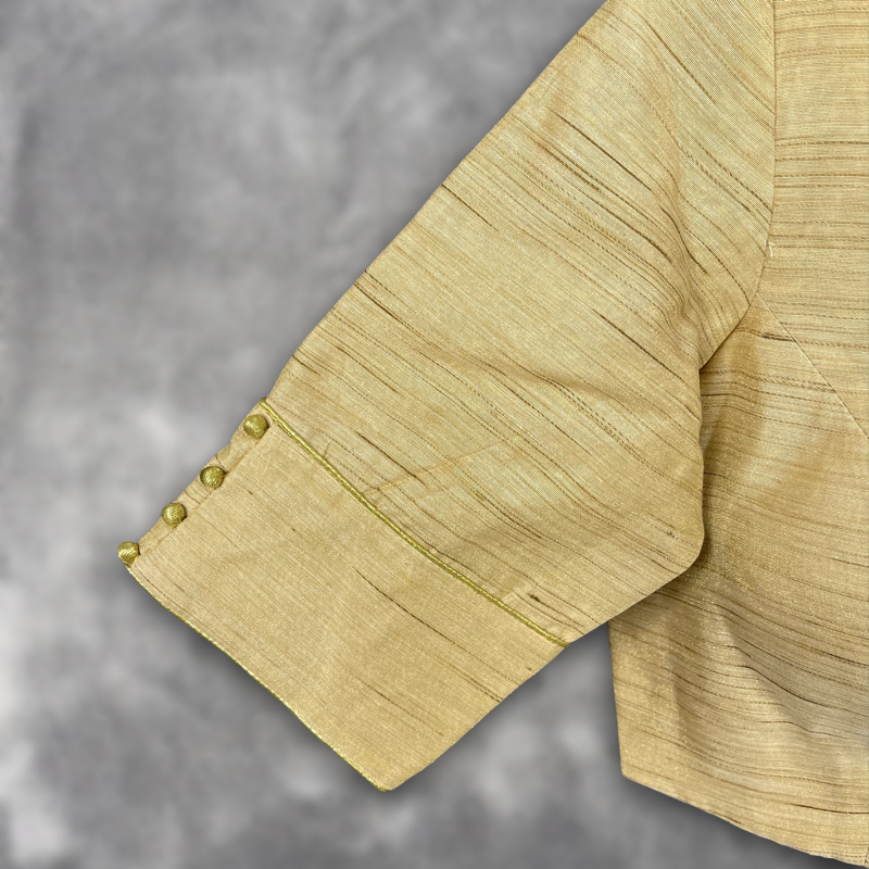 Women's Gold Silk    Blouse - Kapda Tailor Official