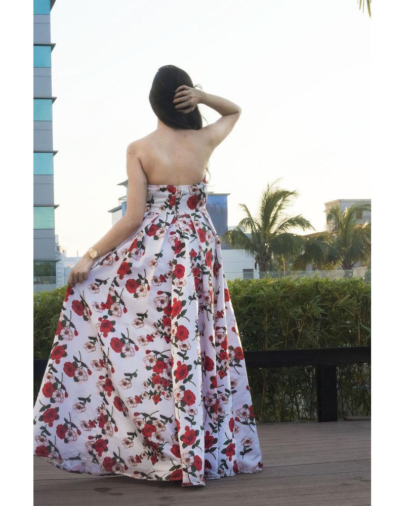 Women's Floral Affair Long Tube (1pc) - Dresses Label Shaurya Sanadhya