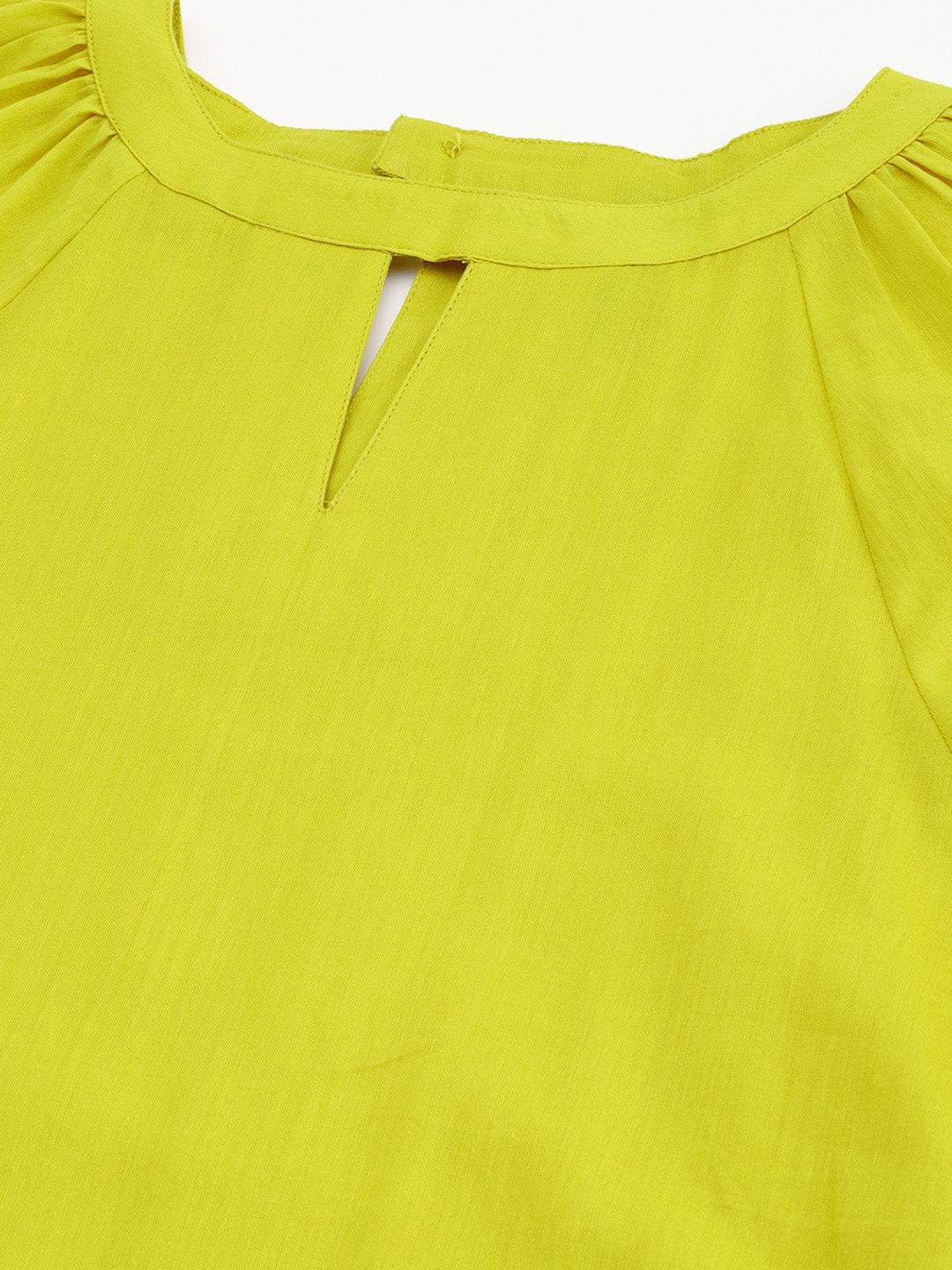 Women's Solid Mustard Cotton Dress - Janasya