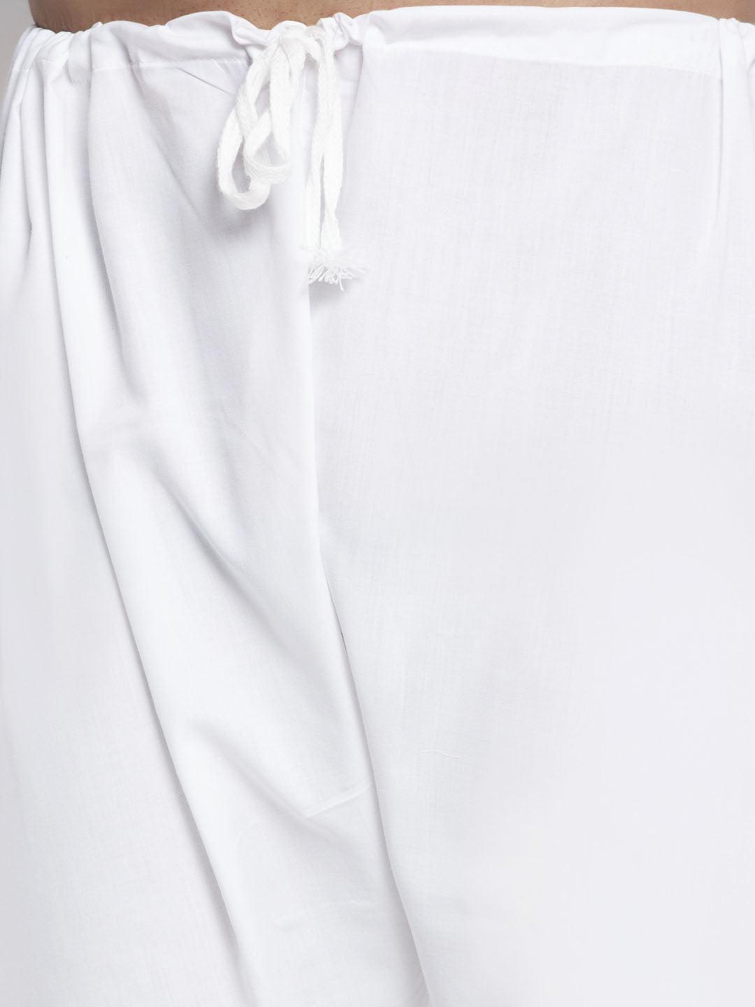 Men's Beige & White Woven Design Kurta with Pyjamas ( JOKP 637 Beige ) - Virat Fashions