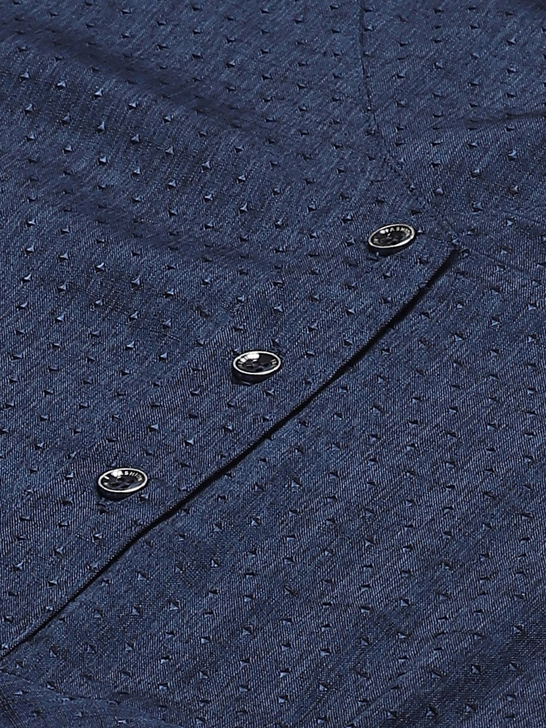 Women's Navy Blue & Charcoal Grey Self Design Kurta with Trousers & Dupatta - Jompers