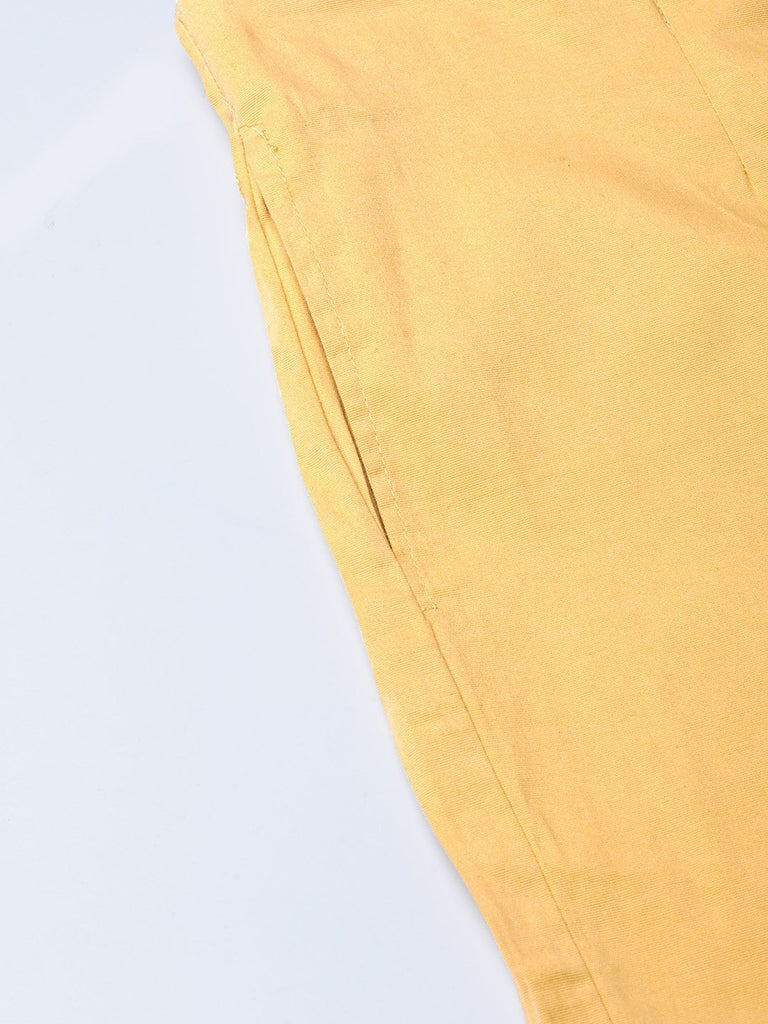 Women's Beige Smart Slim Fit Solid Regular Trousers
