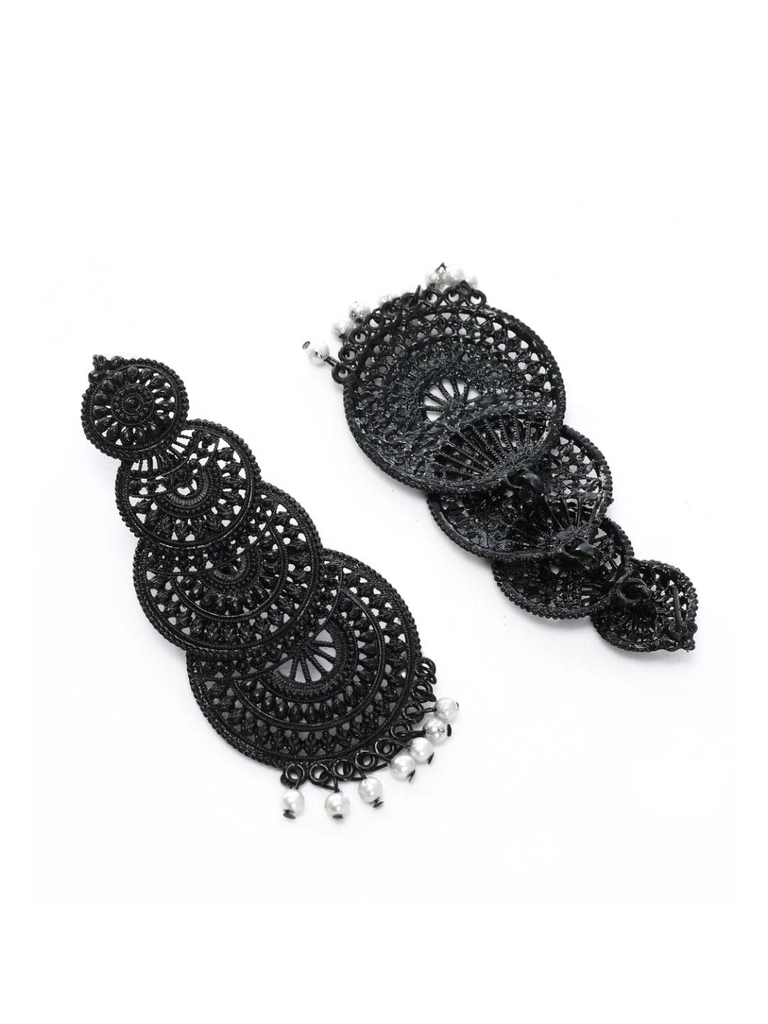 Trendia Latest design Black color Earrings Jker_120