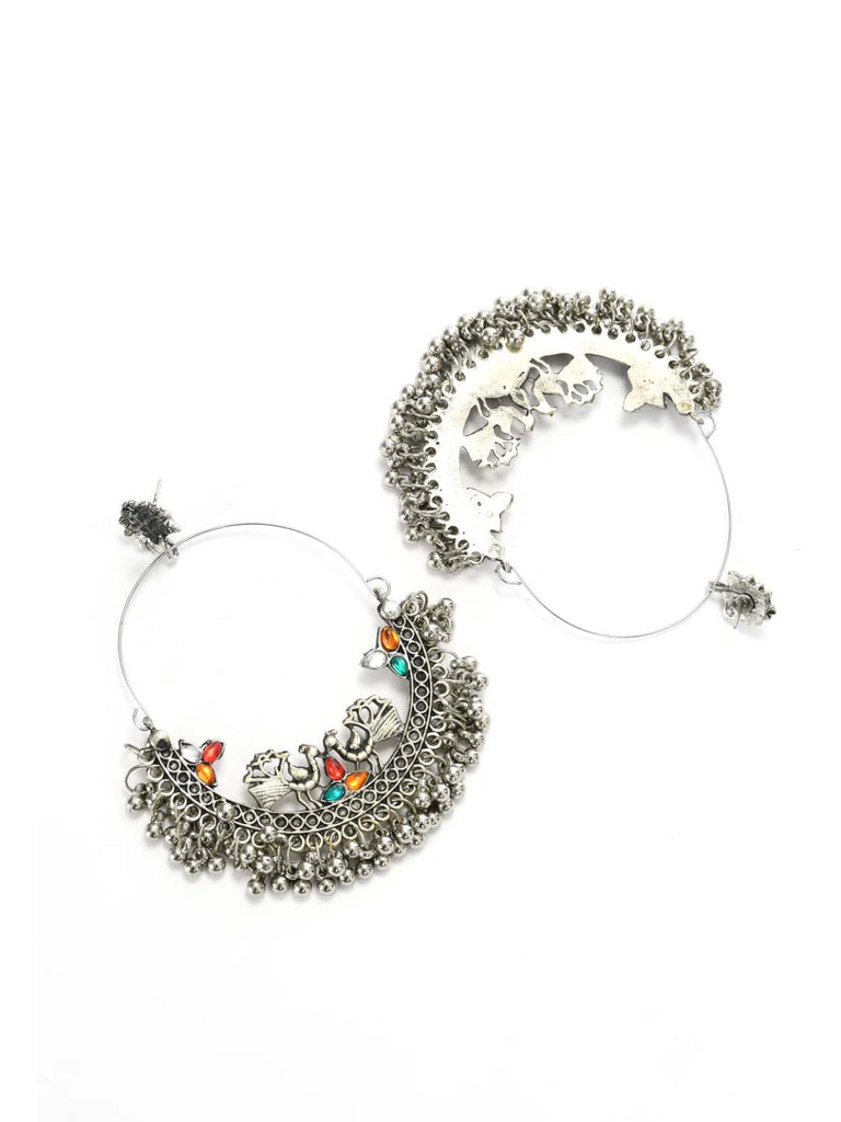 Trendia Peacock design Chandbali Ear