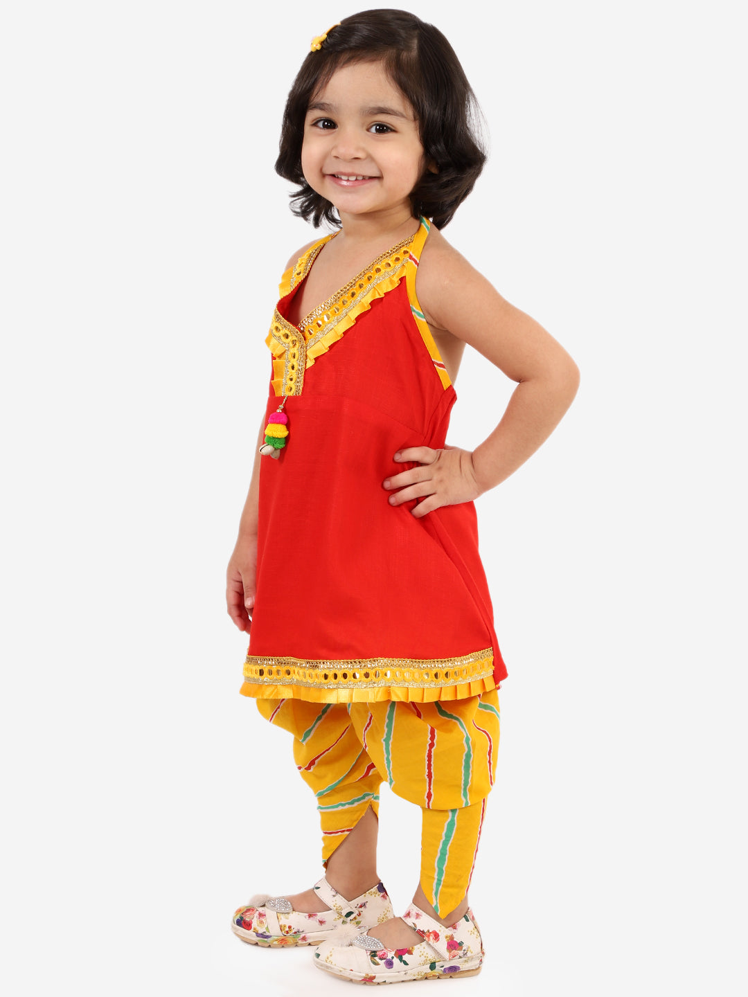 Cotton Kurta & Dhoti Pant Set for Girls -  KID1 Girls