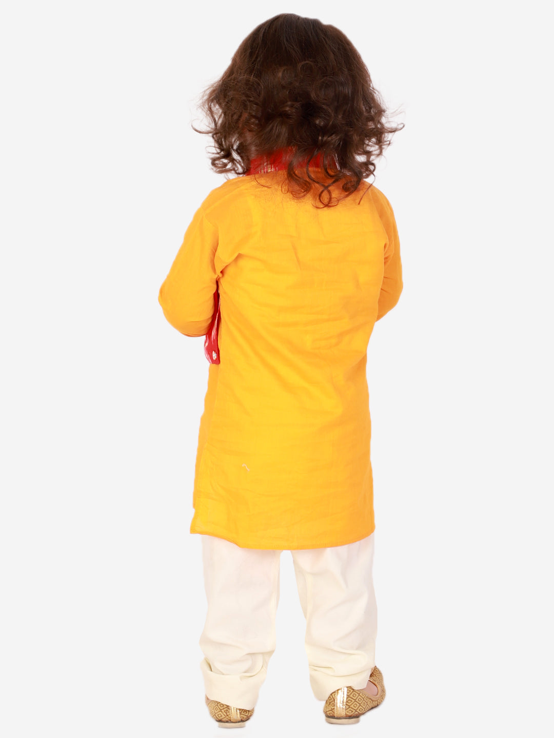 Boy's Ikat print front panel kurta pyjama - KID1 Boys