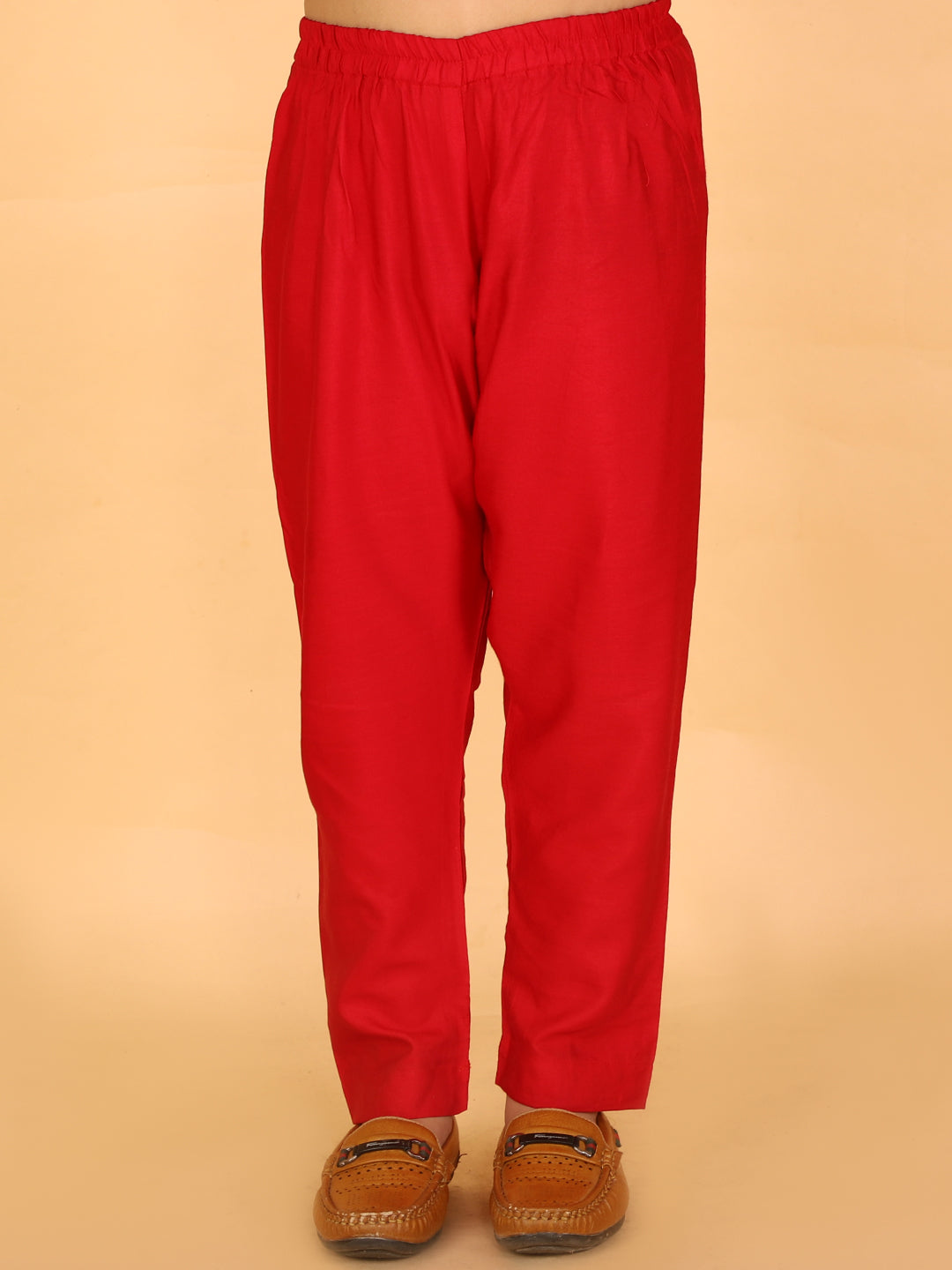 Boy's Silk Blend Printed Full Length Kurta Pyjama Set - KID1 Boys