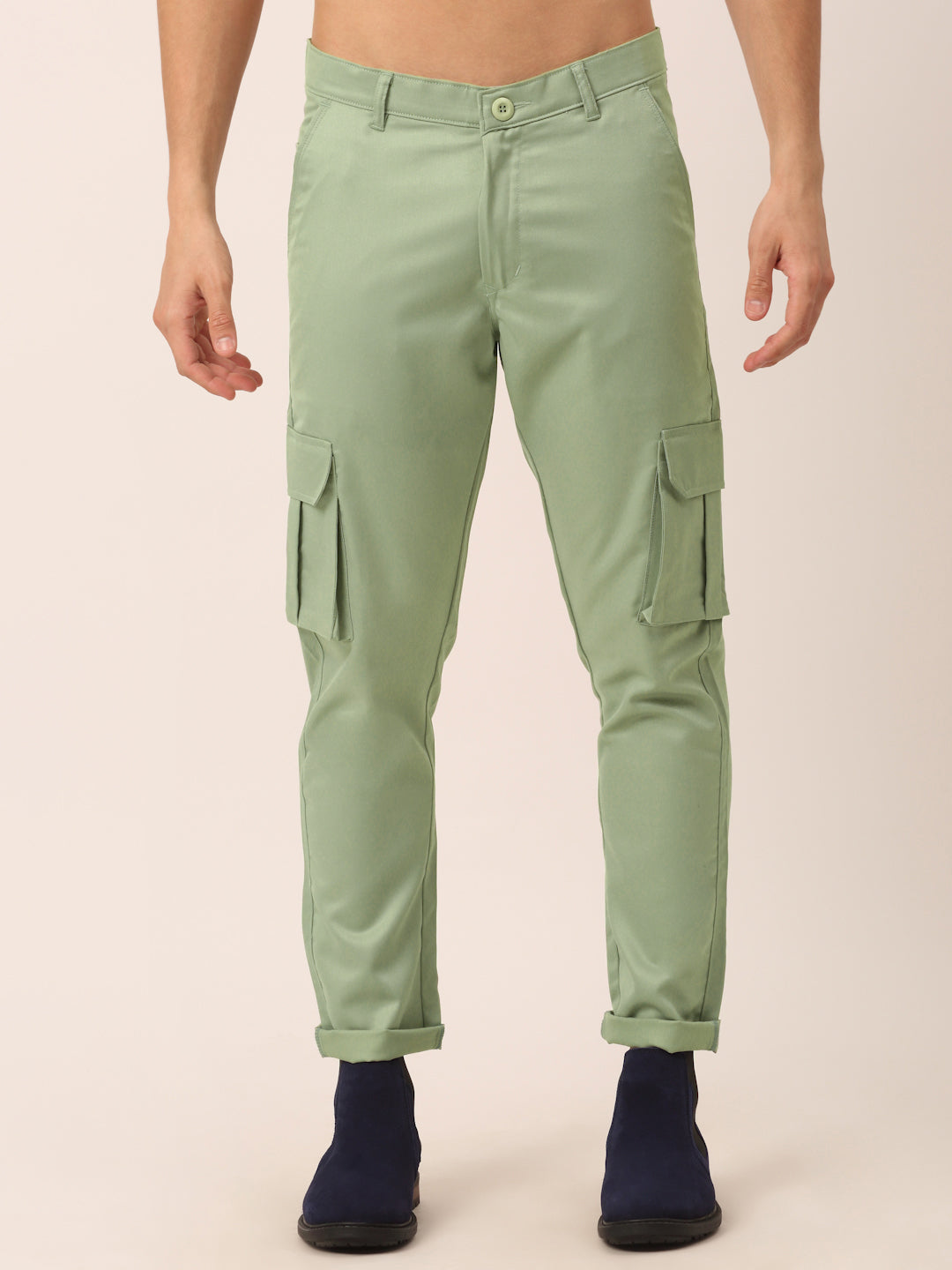 Pista Cotton Flex Solid Pants | VENUS-PISTA | Cilory.com