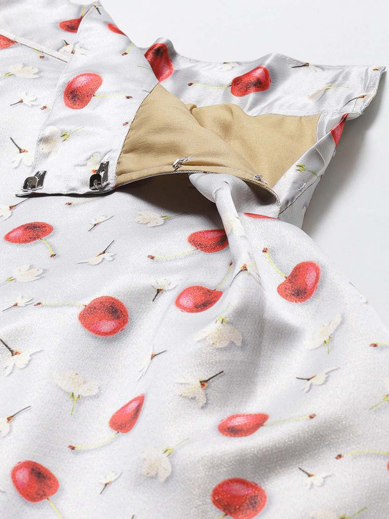 Women's Digital Print Shiney Satin Semistitched Lehenga Choli With Unstitched Blouse And Thred Work Dupatta