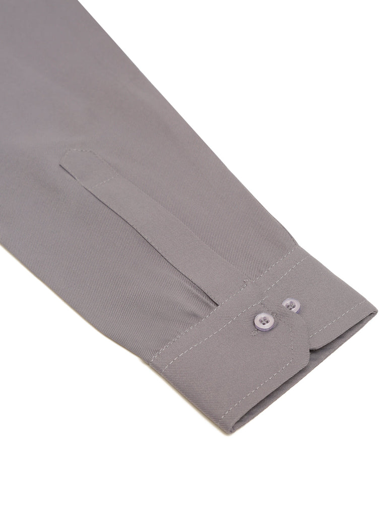 Men's Grey Solid Cotton Short Kurta ( Ko 677 Grey )