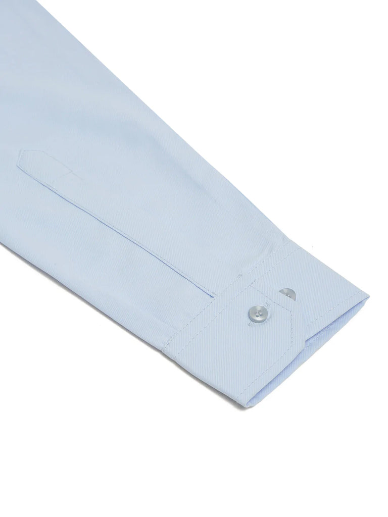 Men's Light-Blue Solid Cotton Short Kurta ( KO 677 Light-Blue )