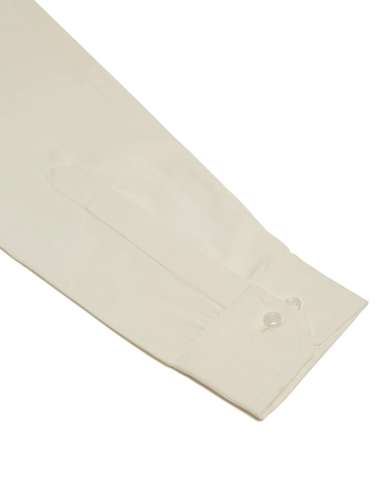 Men's White Solid Cotton Short Kurta ( KO 677 White )