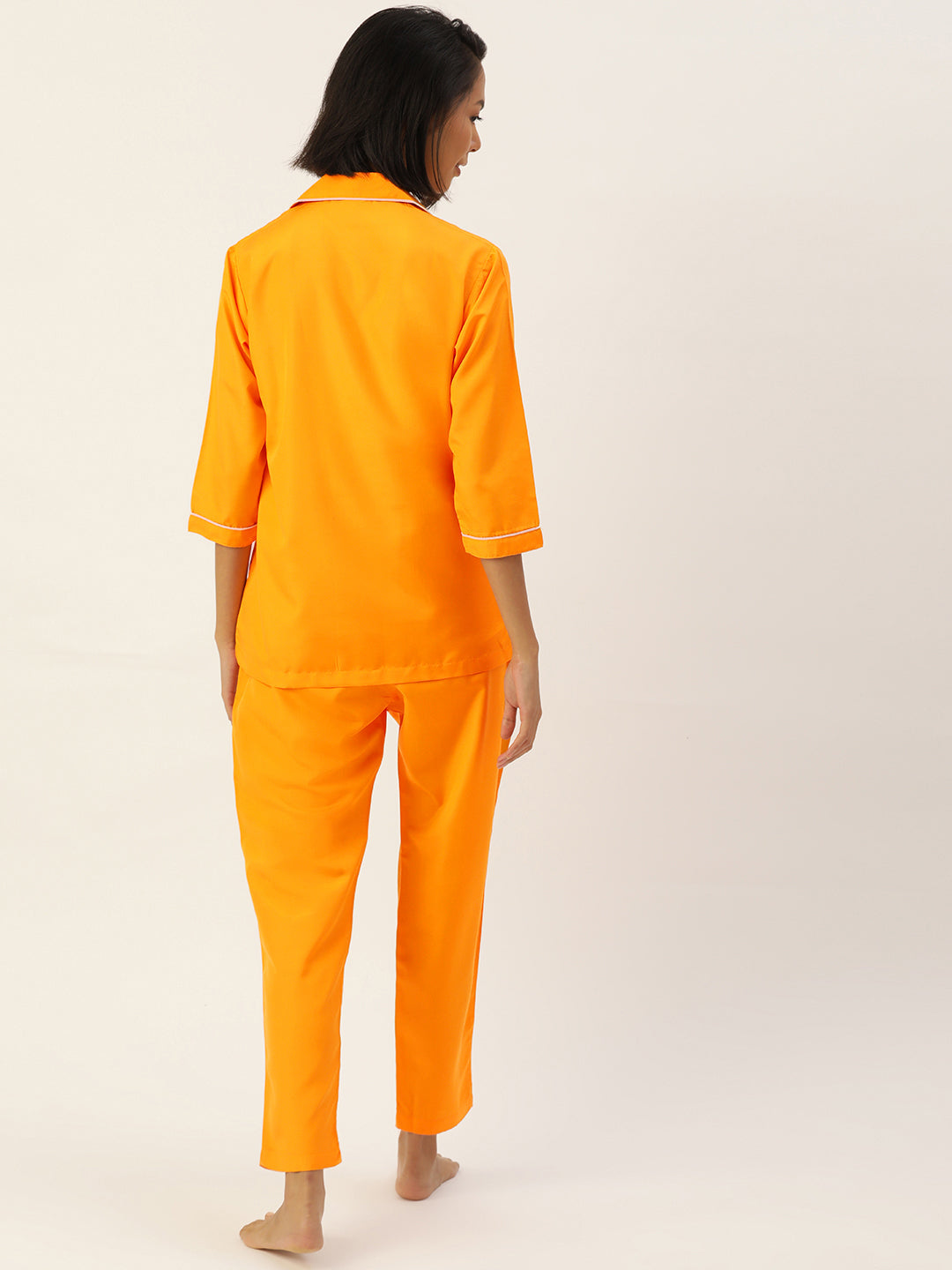 Women's Mustard Night suit ( LNS 001Mustard ) - Jainish