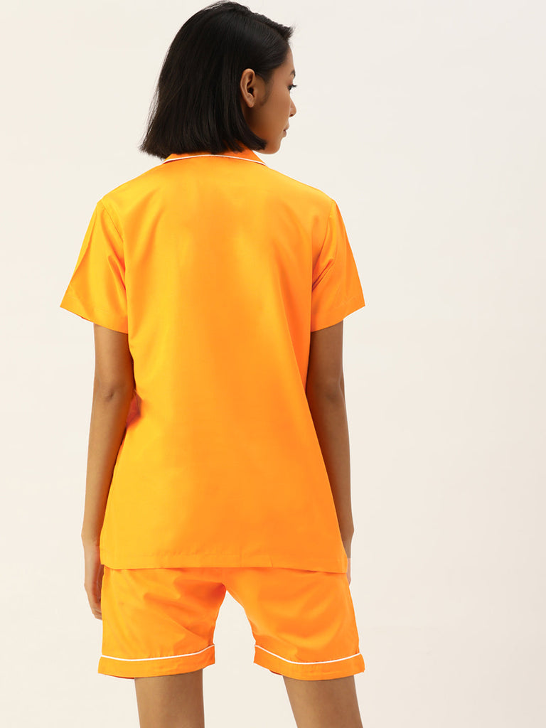 Women's Mustard Night suit ( LNS 002Mustard )