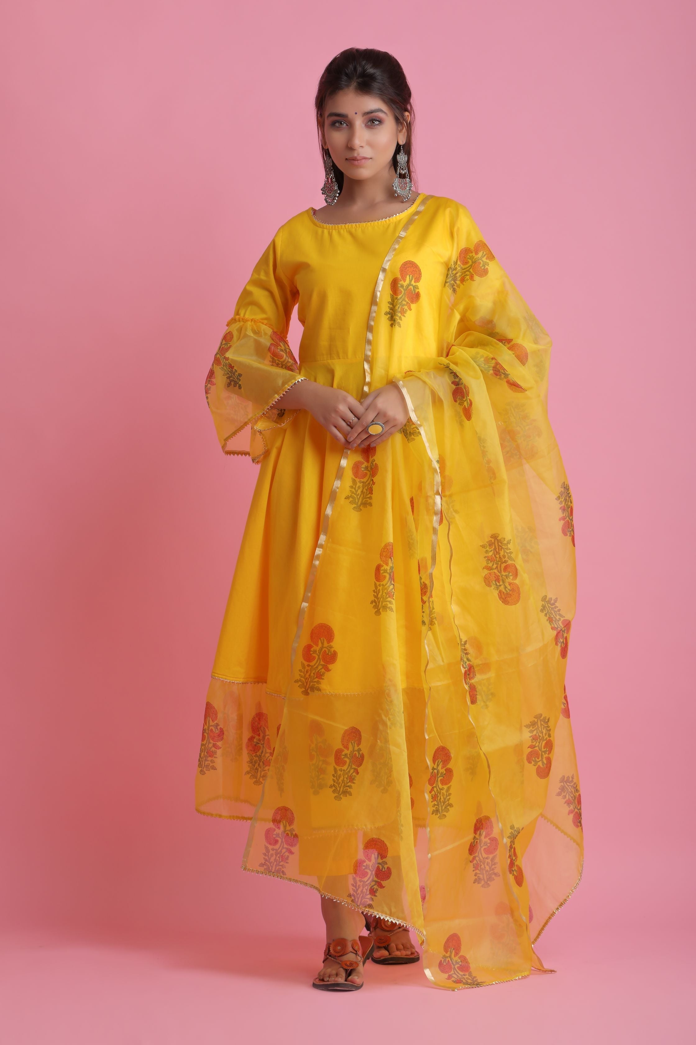 Women's Light Yellow Suit Set - Saras The Label