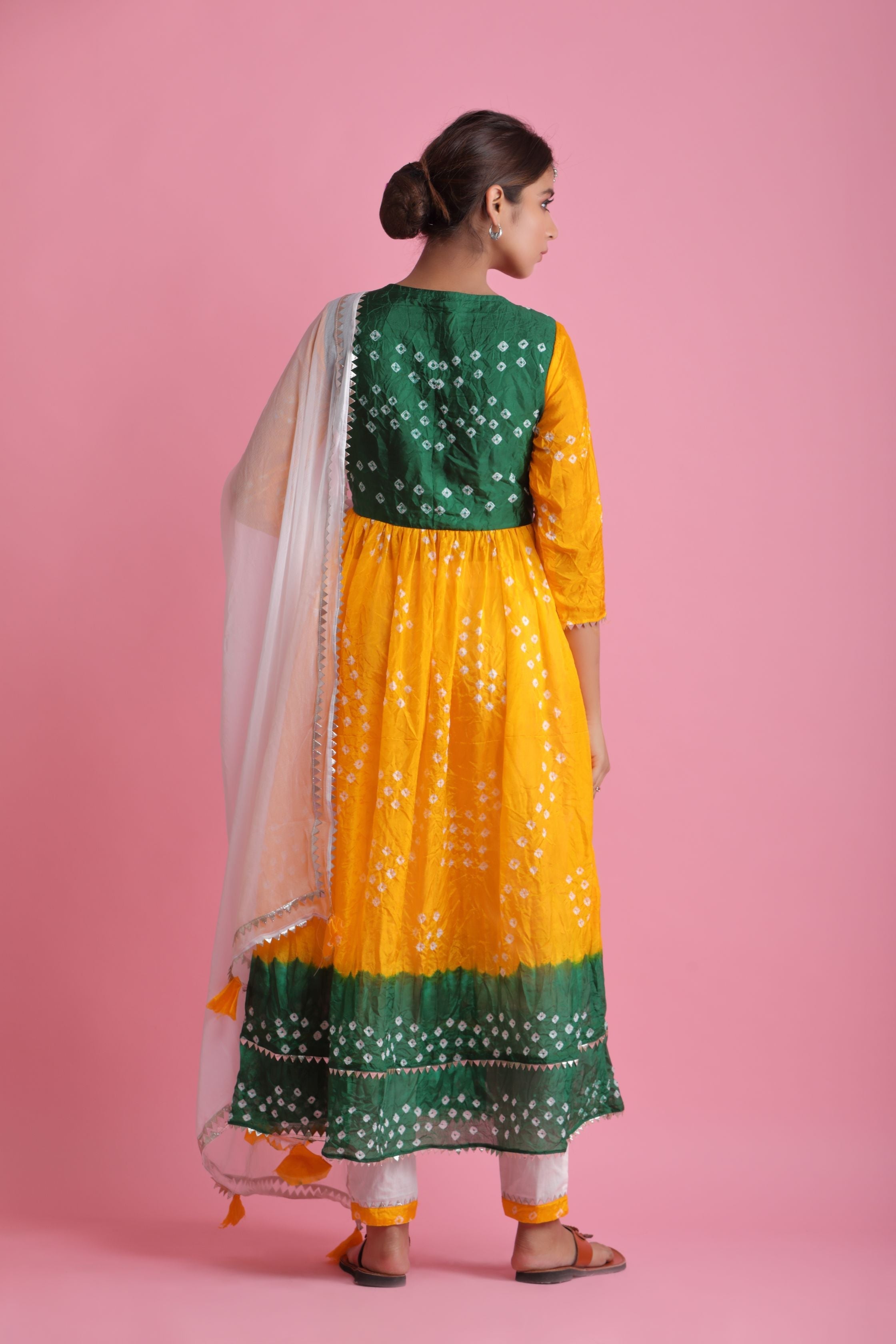 Women's Yellow Green Suit Set - Saras The Label
