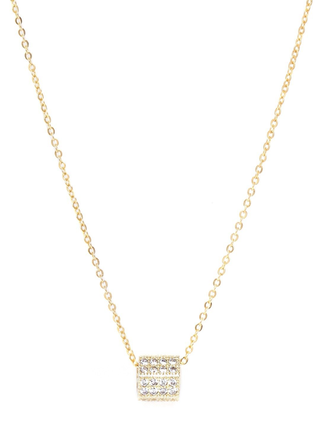 Women's Gold-Plated American Diamond Studded Mangalsutra - Priyaasi