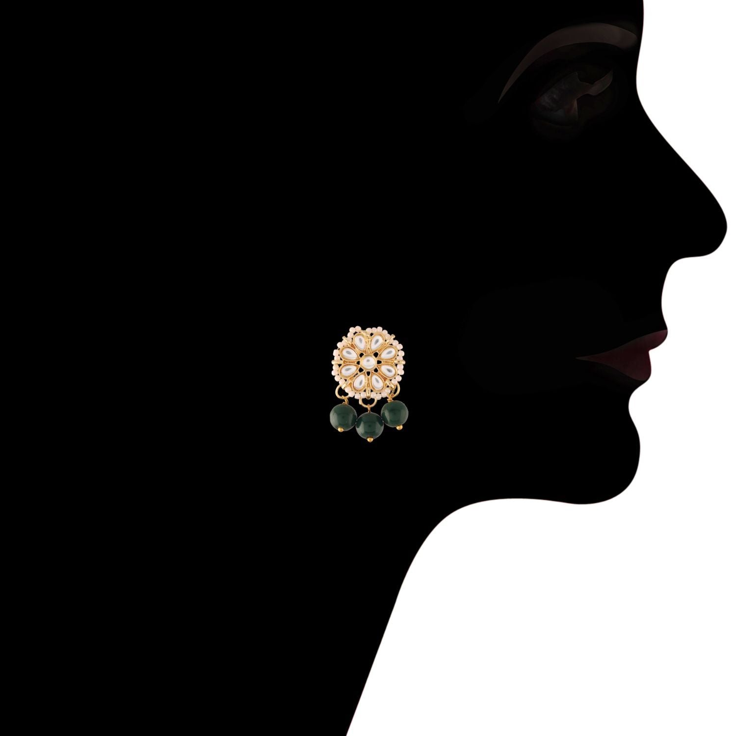 Women's Pearl Moti Mala NecklaceI Jewels
