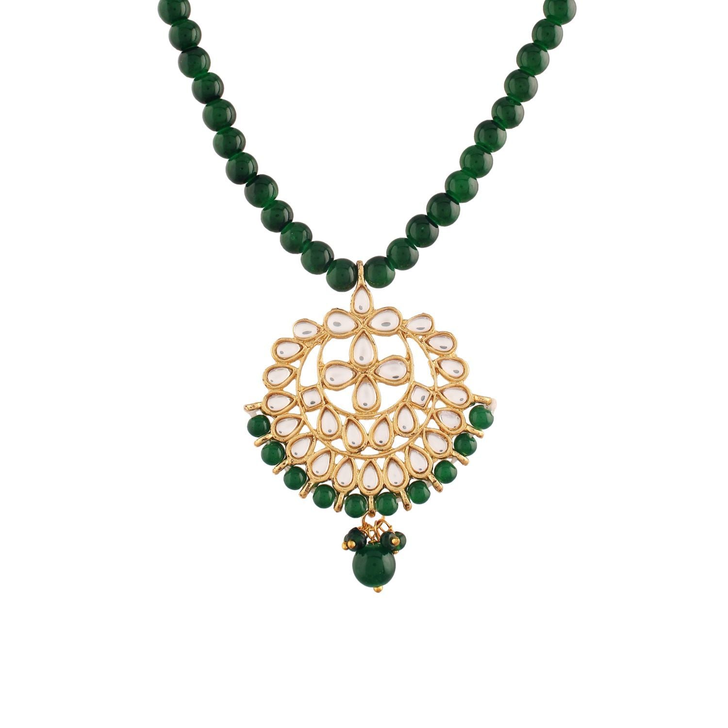 Women's Pearl Moti Mala NecklaceI Jewels