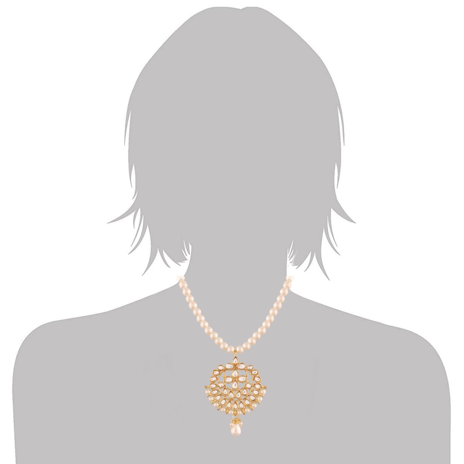 Women's Pearl Beaded Choker NecklaceI Jewels