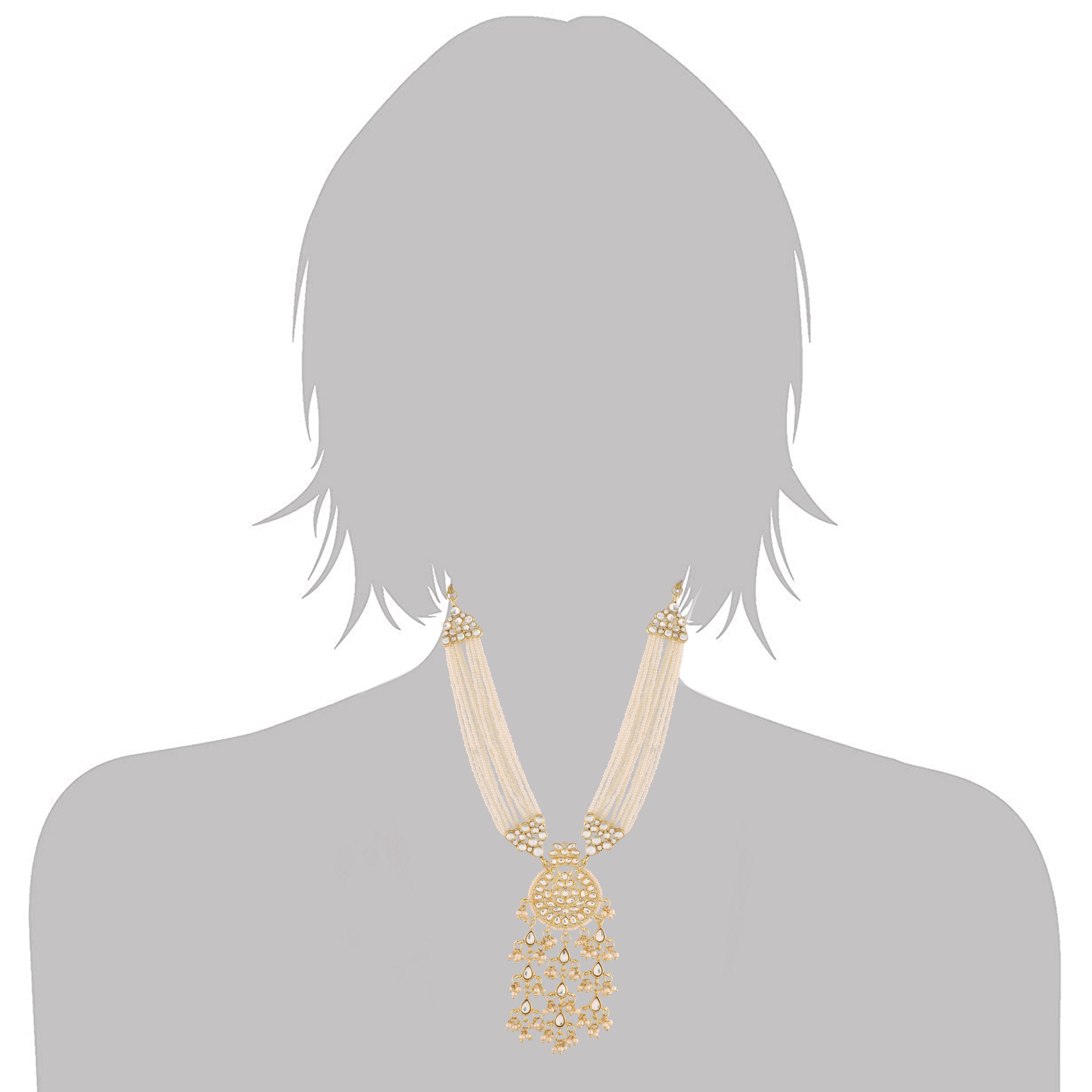 Women's Pearl Beaded Choker Necklace