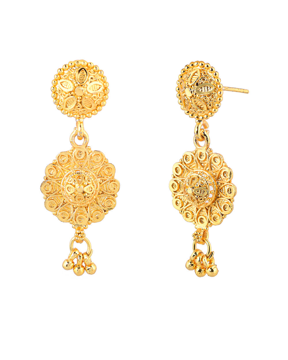 Women's Generic Traditional Gold Plated Earrings - Voylla