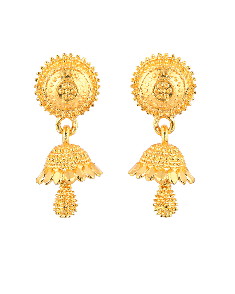 Women's Generic Concentric Traditional Jhumka Earrings - Voylla