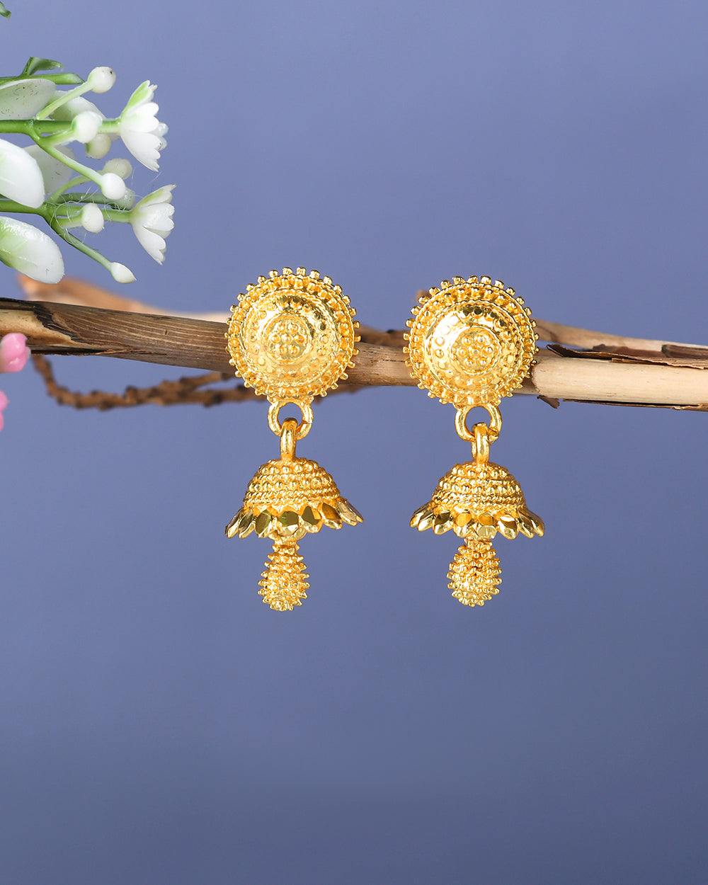 Women's Generic Concentric Traditional Jhumka Earrings - Voylla