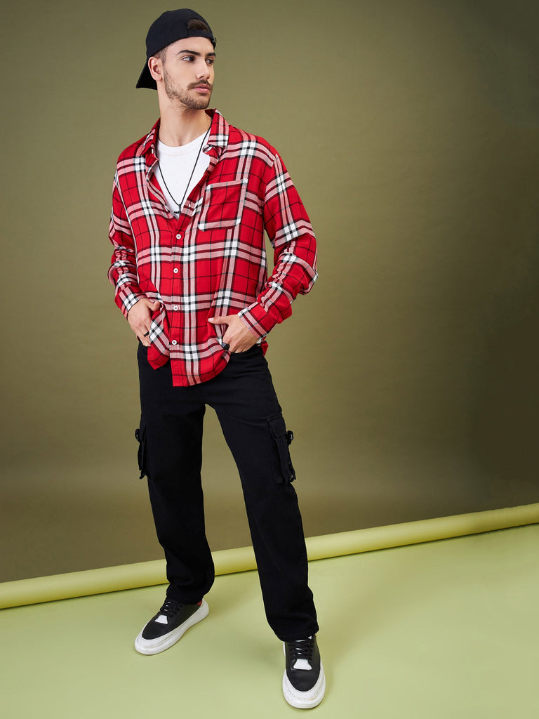 Men's Black Box Pocket Relax Fit Jeans