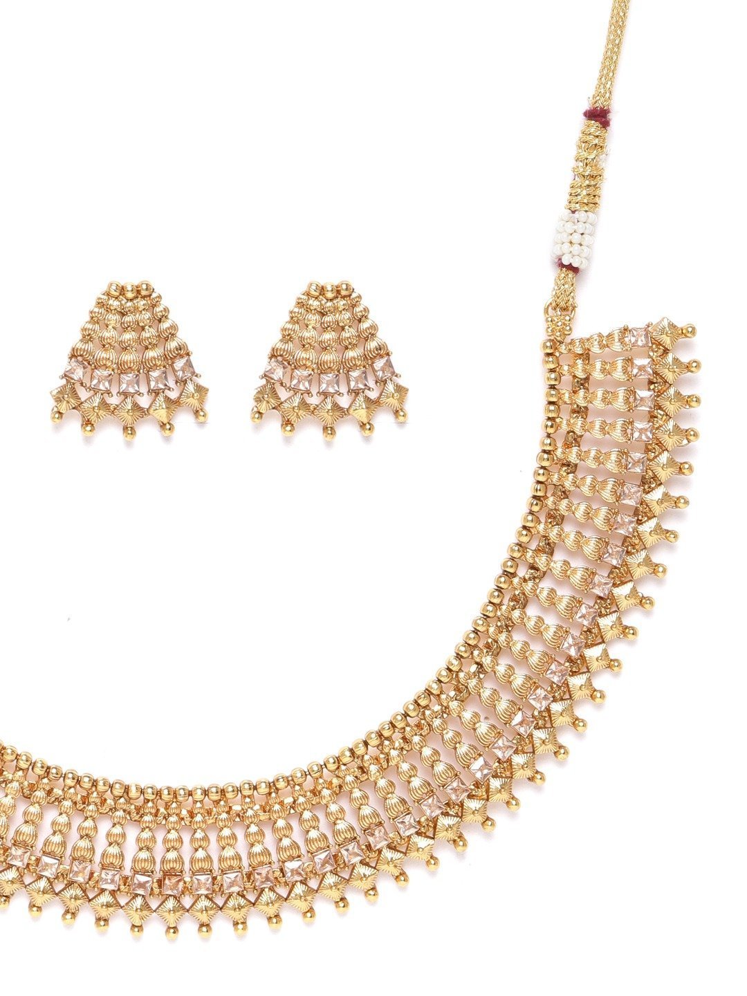 Women's Gold Plated Traditional Jewellery Set - Priyaasi